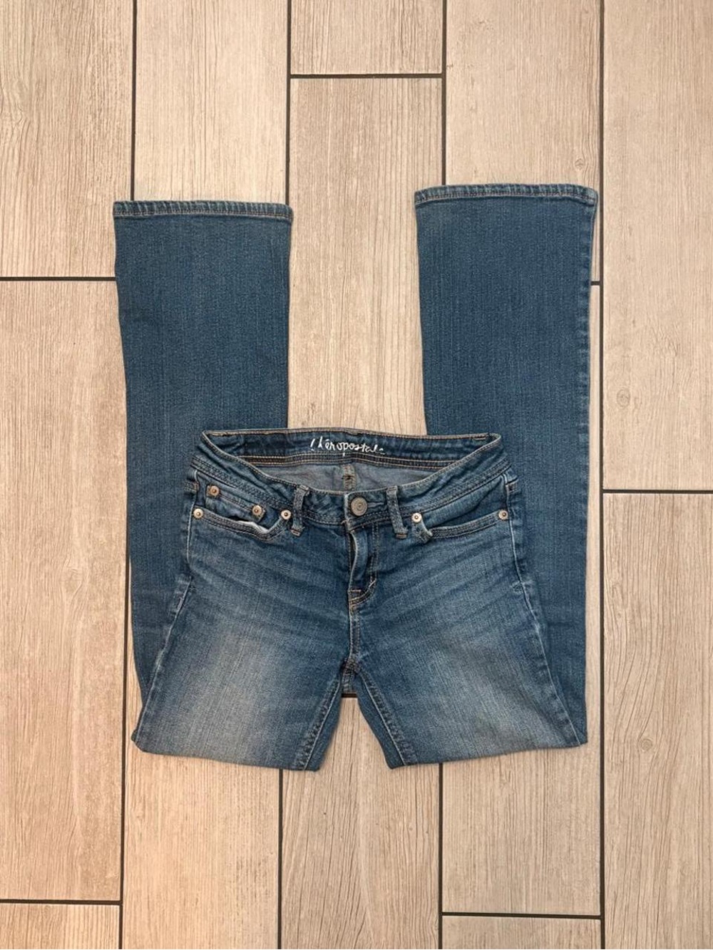 2014 Aeropostale Women's Blue Denim Bootcut Jeans